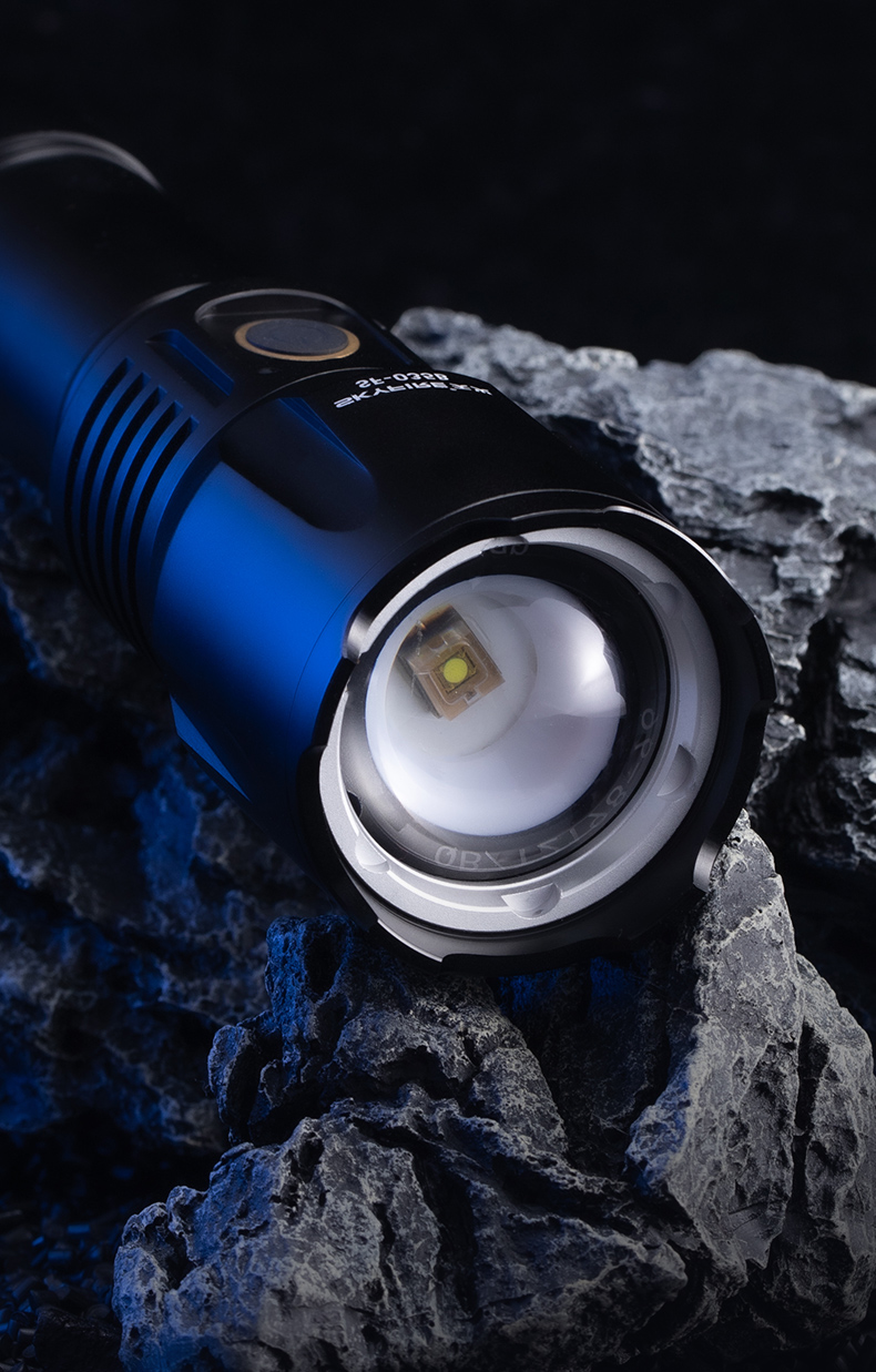 2022新款天火手电筒强光天火白激光高强光亮手电筒家用可充电式户外强