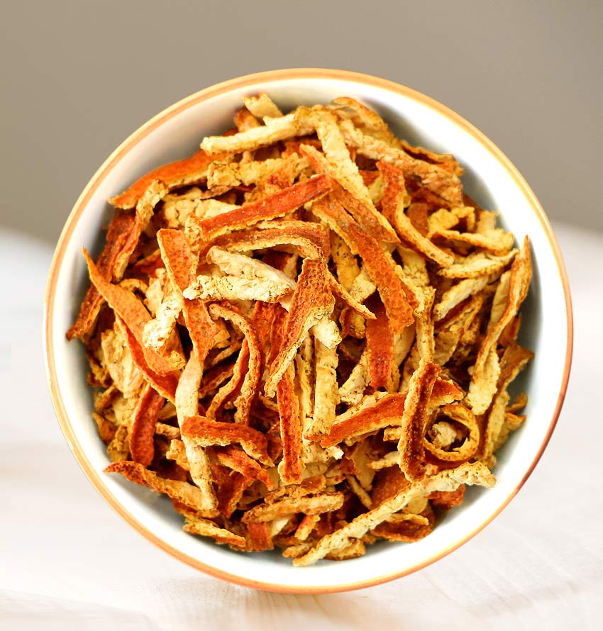 宅福艺 陈皮干茶 新会橘皮陈皮丝正宗 陈皮茶包 可搭配白扁豆花 200g