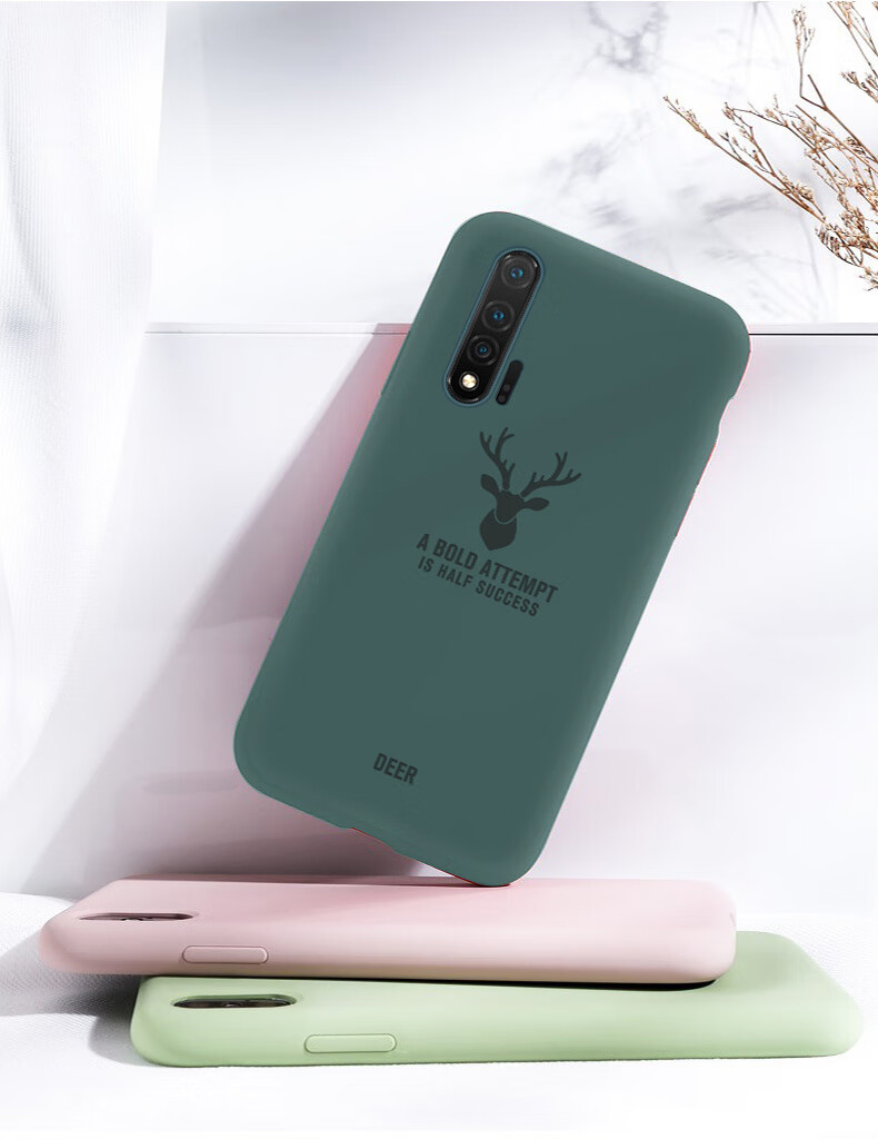 雅翔仕 华为nova6se手机壳液态硅胶华为nova6潮男女款nova6se保护套软