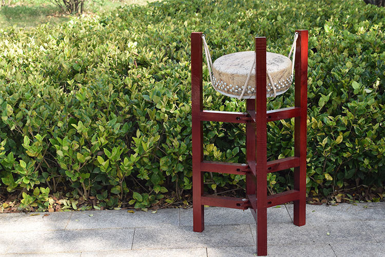 实木红色京板鼓架子416418420424木质京班鼓架扎子司鼓暴鼓架精制实木