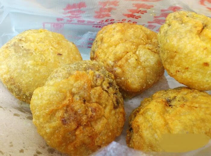 老北京虎坊桥京天红酒家京天红炸糕软糯炸糕红豆沙零食小吃糕点心炸糕