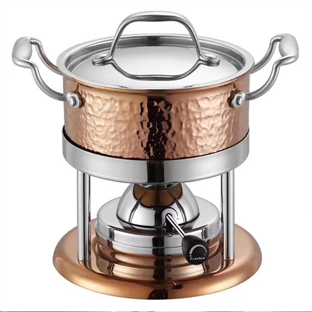 瑞士进口小火锅 瑞士瓦氏炉充气瓦斯炉式单人小火锅炉一人一锅自助商