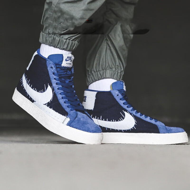 nike耐克新款男女鞋 sb blazer mid 高帮开括者休闲运动帆布鞋 ct0715