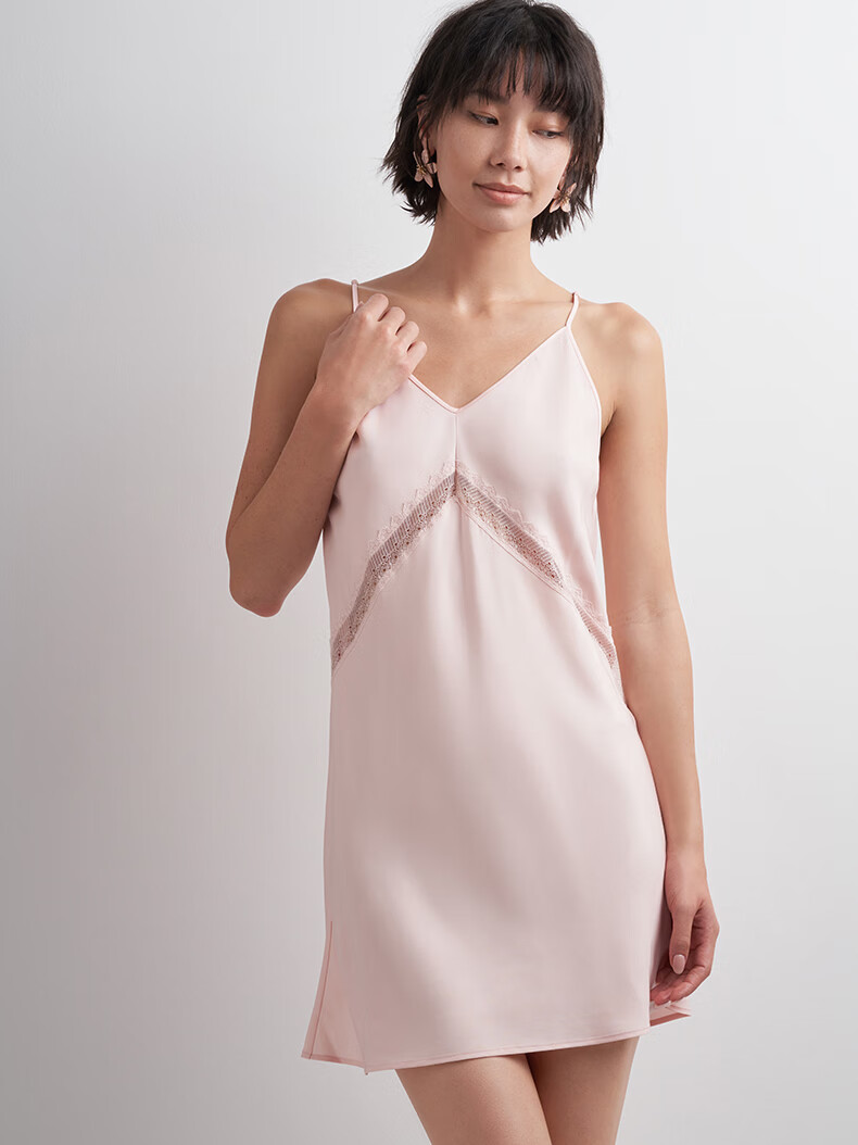 细带春夏季可外穿中长性感睡裙an420121 太空灰 165【图片 价格 品牌