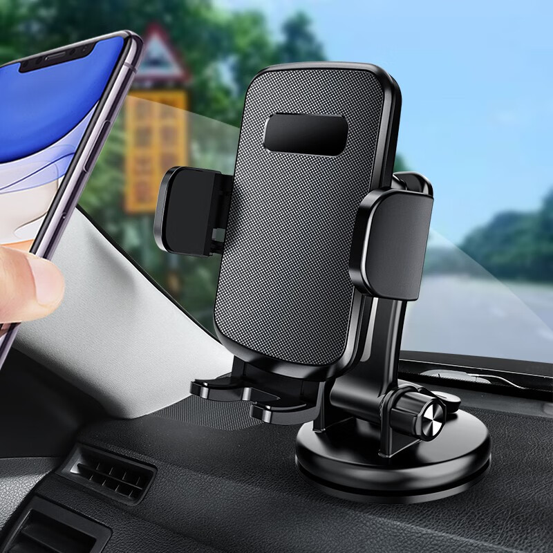 适用于车载手机支架吸盘式2021新款汽车仪表台导航驾车适用自动固定