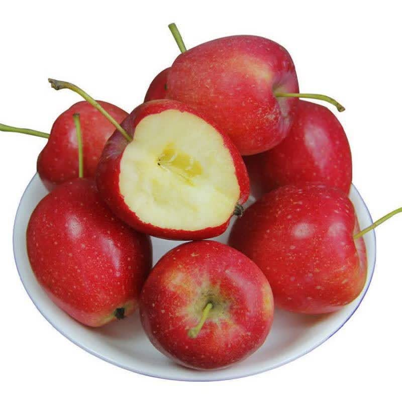 东北特产鸡心果小苹果脆甜锦绣海棠新鲜孕妇水果 1斤尝鲜装【图片