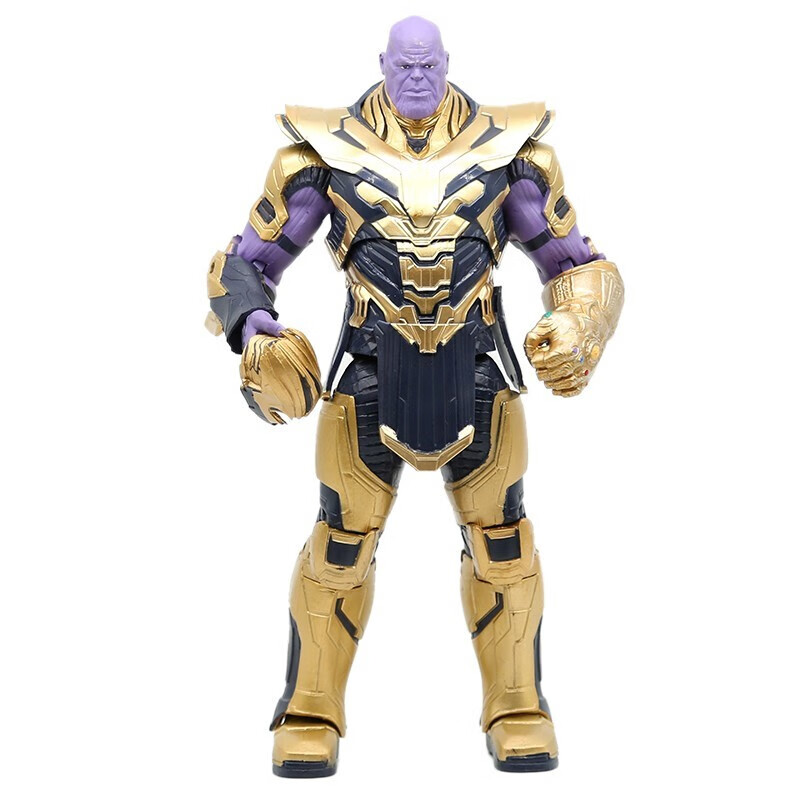 漫威复仇者联盟4双刃盔甲灭霸可动人偶手办模型摆件玩具 双刃盔甲灭霸