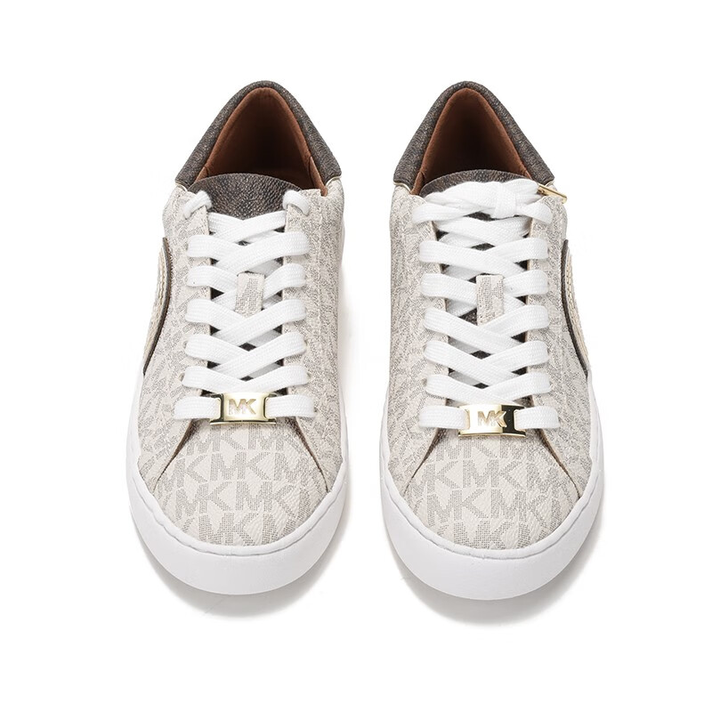sf迈克科尔斯michaelkorsmk女鞋keaton系带休闲运动鞋板鞋dxvanilbrwn