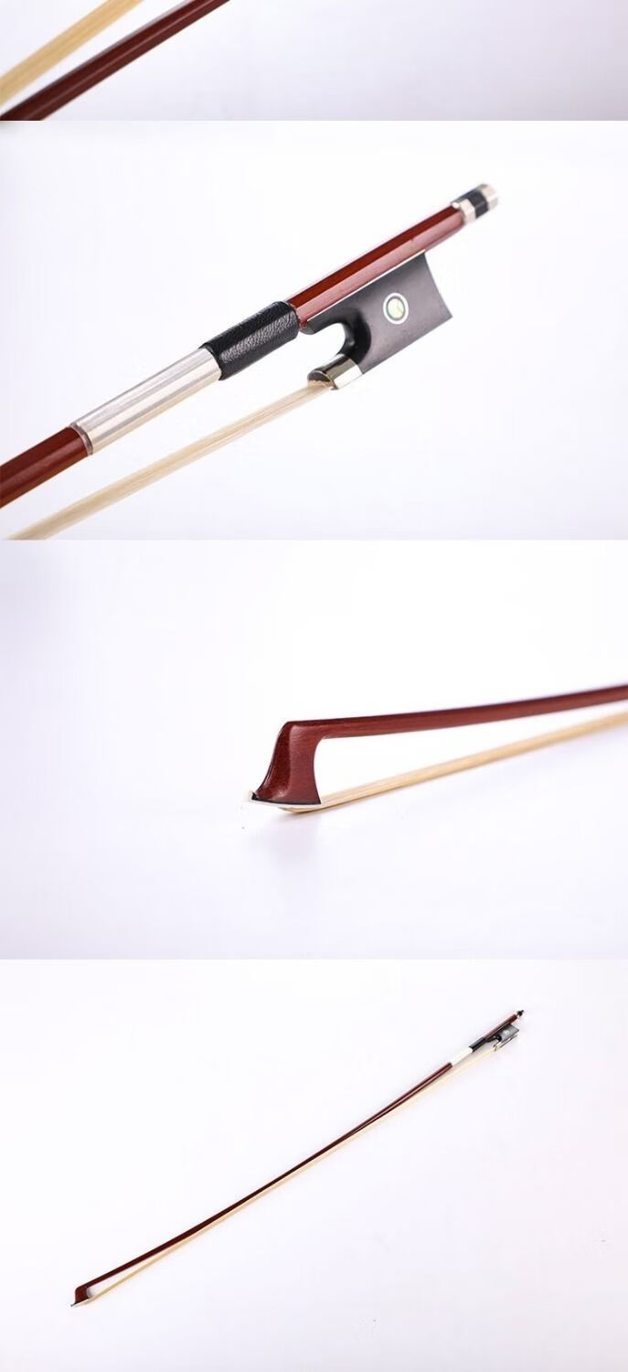 21小提琴弓子弓杆小提琴八角琴弓纯马尾小提琴弓配件演奏 檀木小提琴