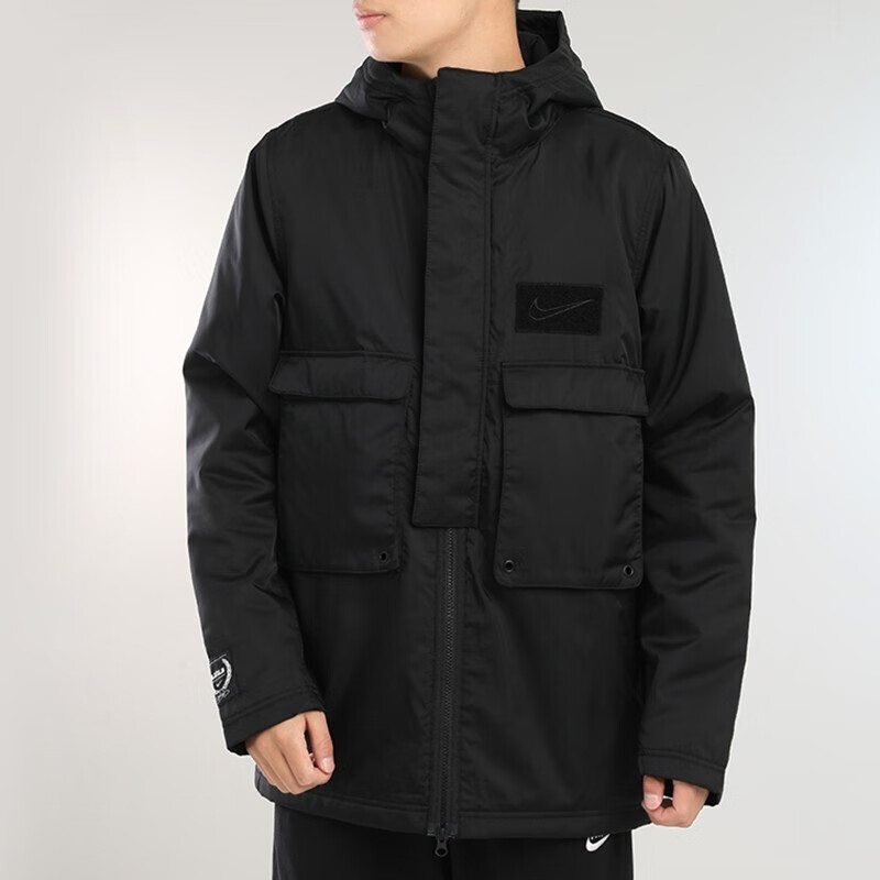 nike耐克男棉服 2020年冬季新款时尚运动连帽保暖ck6772-010 ck6772