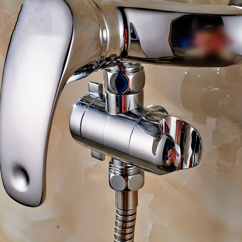 元媛花洒配件淋浴转换阀一进二出分水阀分水器马桶喷枪妇洗器冲洗器