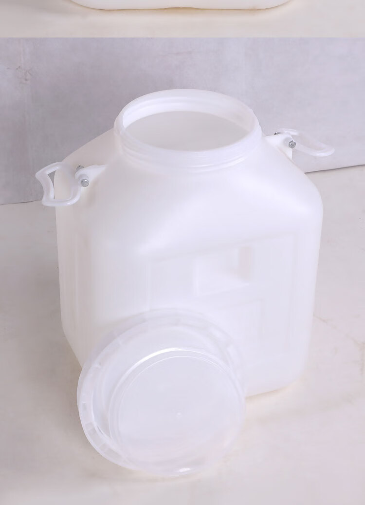 大白桶食品级蜂蜜桶塑料桶加厚3kg全新料50l蜂蜜桶酵素桶家用储水桶台