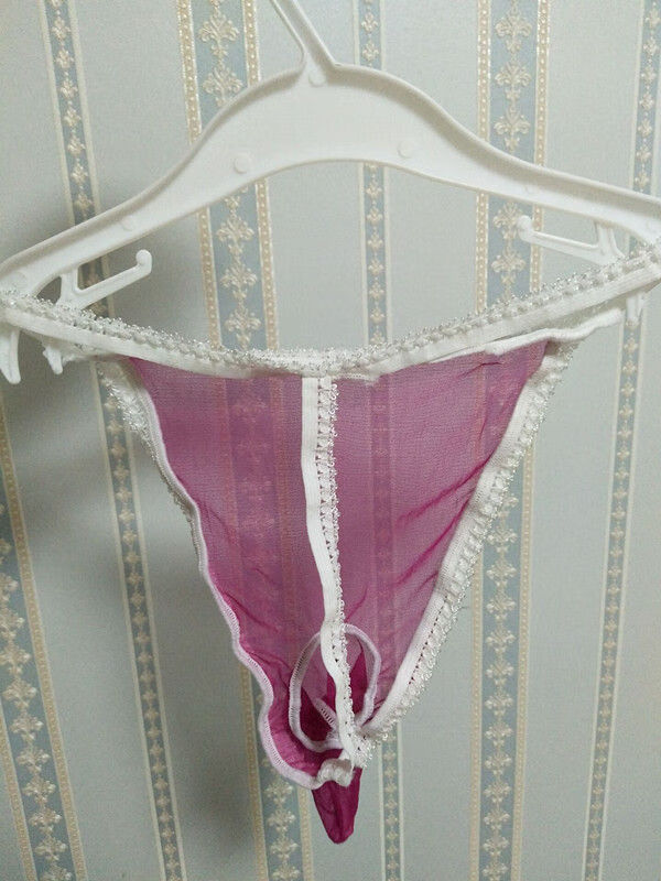 超薄包芯丝带j套丝袜内裤丁字内裤私房诱惑免脱内裤湖蓝色j套不开口