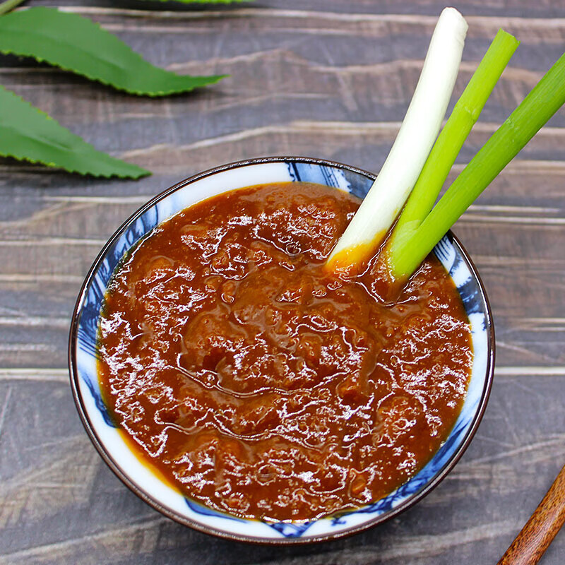 酱心酿450gx3纯东北大酱豆瓣酱农家风味酱葱蘸酱沾菜酱黄豆酱大豆