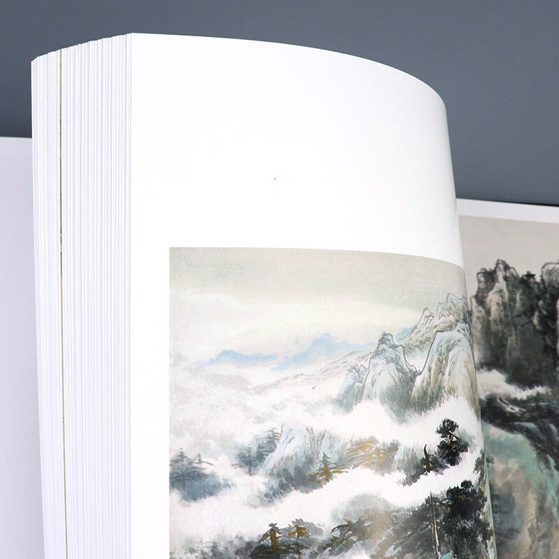 【8开函套精装大本】中国当代名家画集:汪友农 山水画作品 写生之作