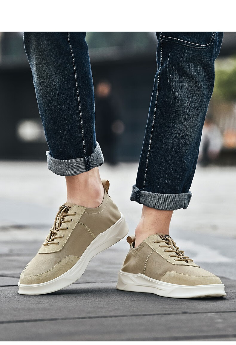 jeep吉普户外男鞋春季新品韩版男士休闲鞋耐磨防滑徒步鞋透气时尚潮