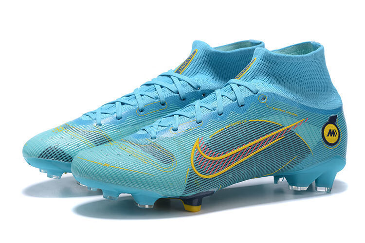 高版本公司级小李子刺客14中端低帮tf碎钉人草足球鞋成人男蓝白41