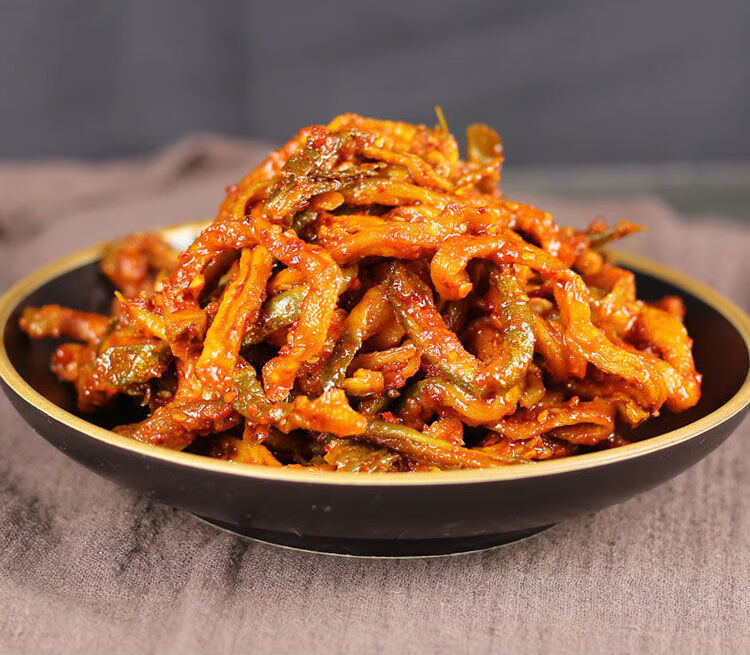 朝鲜族咸菜下饭菜拌萝卜干拌萝卜条东北咸菜萝卜干咸菜韩国泡菜