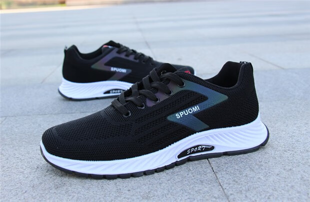 潮牌红蚂蚁夏季男士镂空网面鞋透气休闲鞋潮流运动鞋鞋软底跑步鞋网鞋