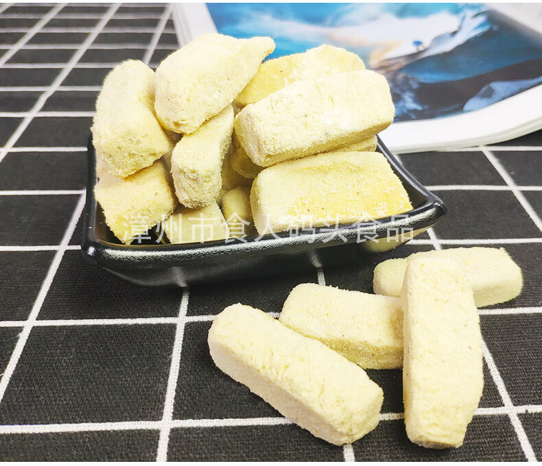 冻干榴莲条散装1kg 冻干长条榴莲干零食烘焙原料榴莲粉水果干 1kg/袋