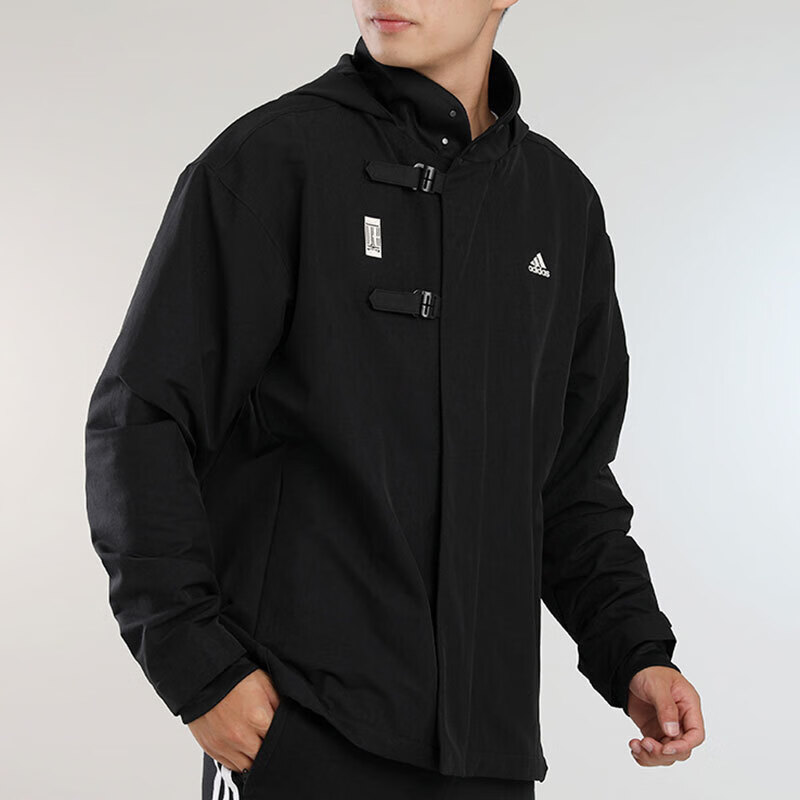 adida阿迪达斯男装运动服上衣武极系列舒适透气时尚休闲夹克外套gm
