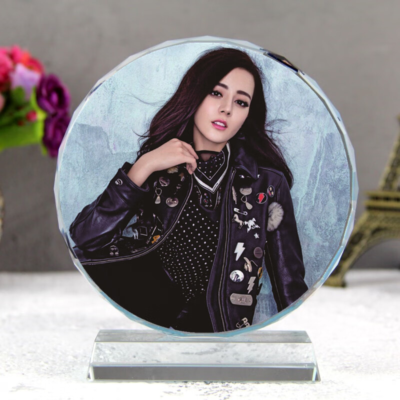 迪丽热巴周边纪念品diy定制水晶公仔玩偶创意摆件男女生日礼物热巴