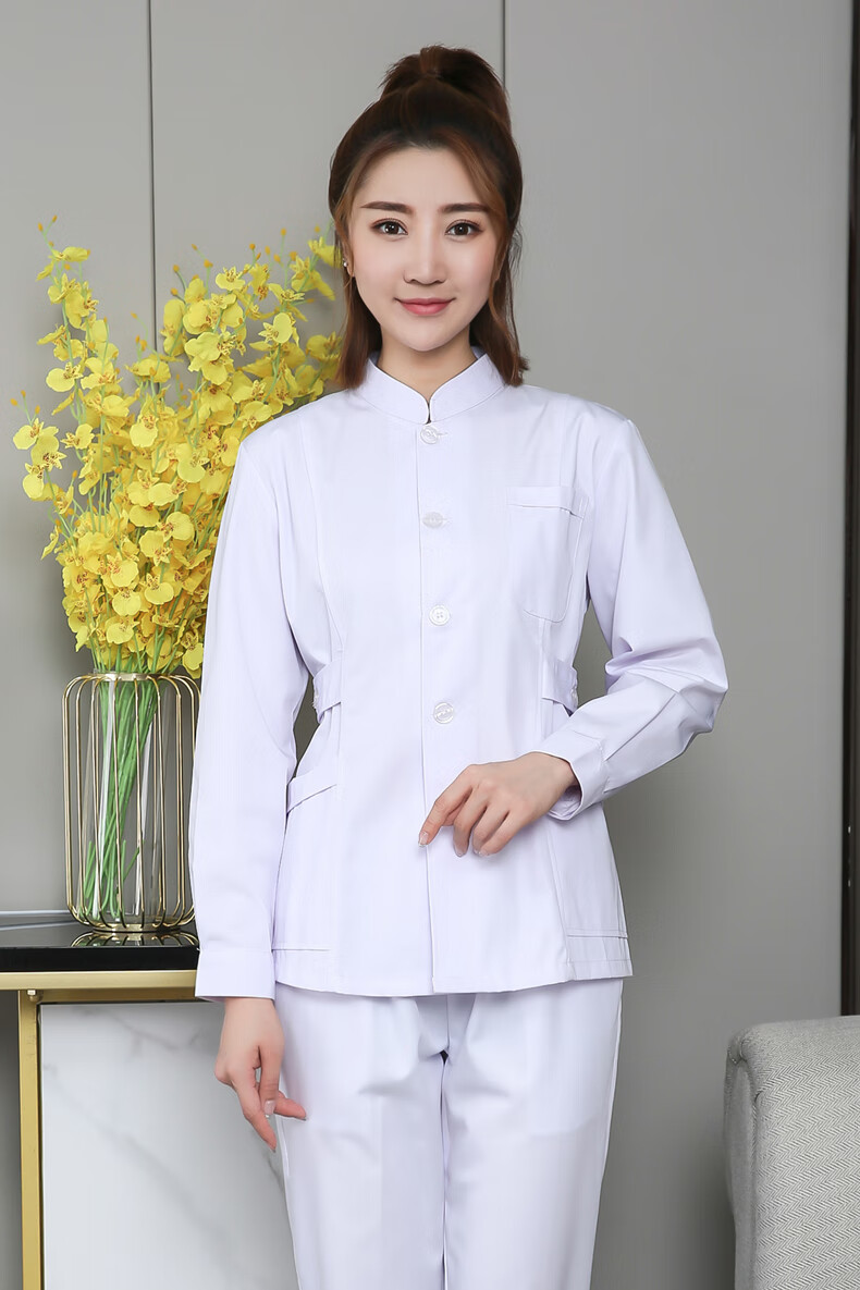 养老护理员服装秋冬季养老院护工工作服立领长袖口腔足疗护士护工工作