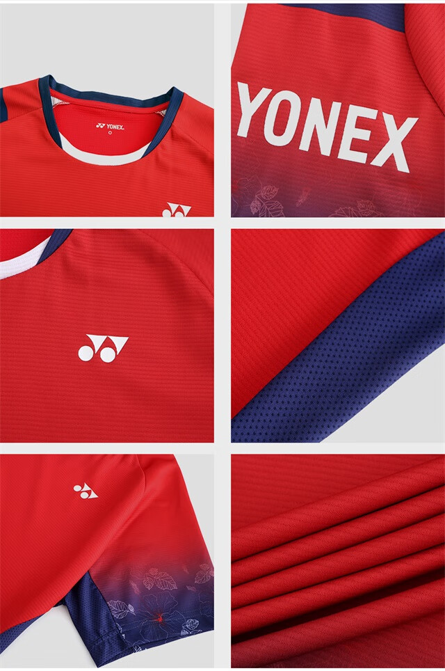 yonex尤尼克斯110102bcr210102bcr2022ss比赛系列情侣运动短袖t恤清新