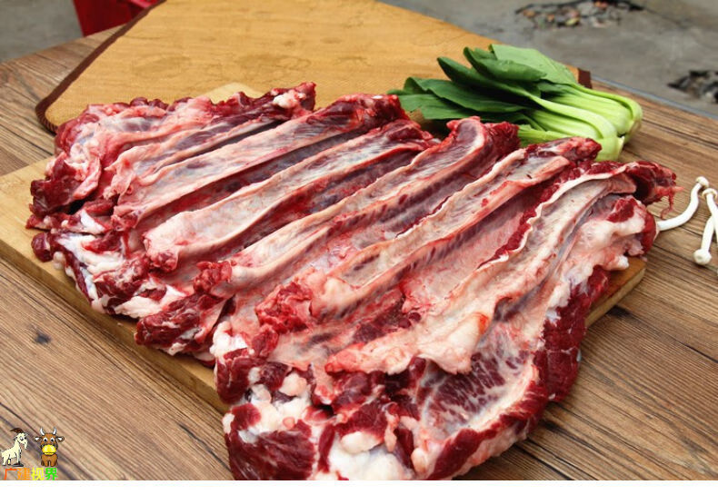 清真农家黄牛肋条肉去骨牛肋排肉鲜牛肉鲜嫩多汁原切高品质3斤原切牛