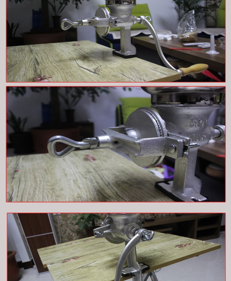 磨粉机手动手摇粉碎机搅碎机玉米饲料家用小型磨碎机打碎花生研磨普通