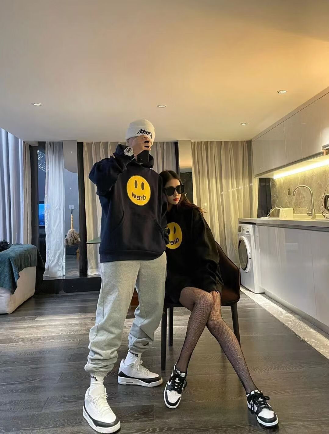 纯原aj3藤原浩联名北卡蓝尼克斯白橙湖人篮球鞋男国潮休闲运动鞋aj3