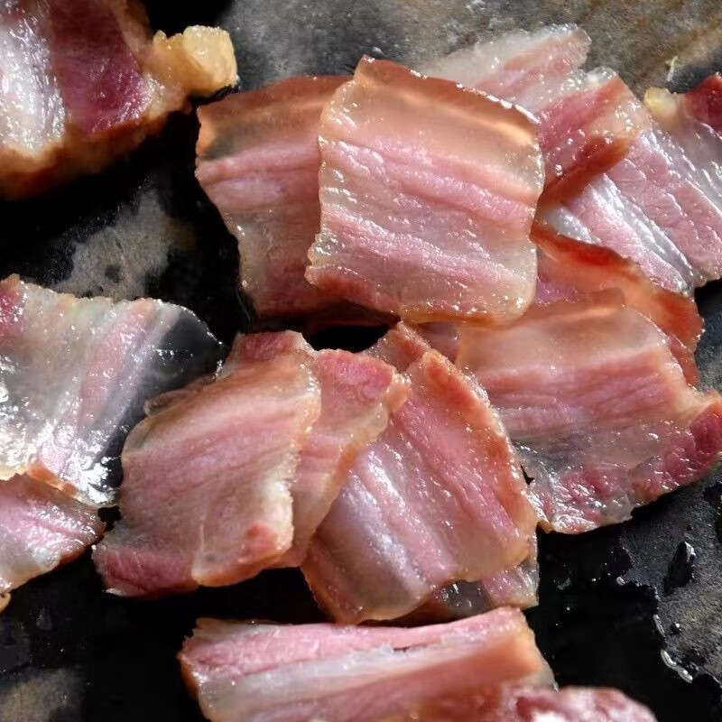 云南农家土猪肉自制风干腊肉咸肉三线肉老腊肉日晒非烟熏批发 3000g