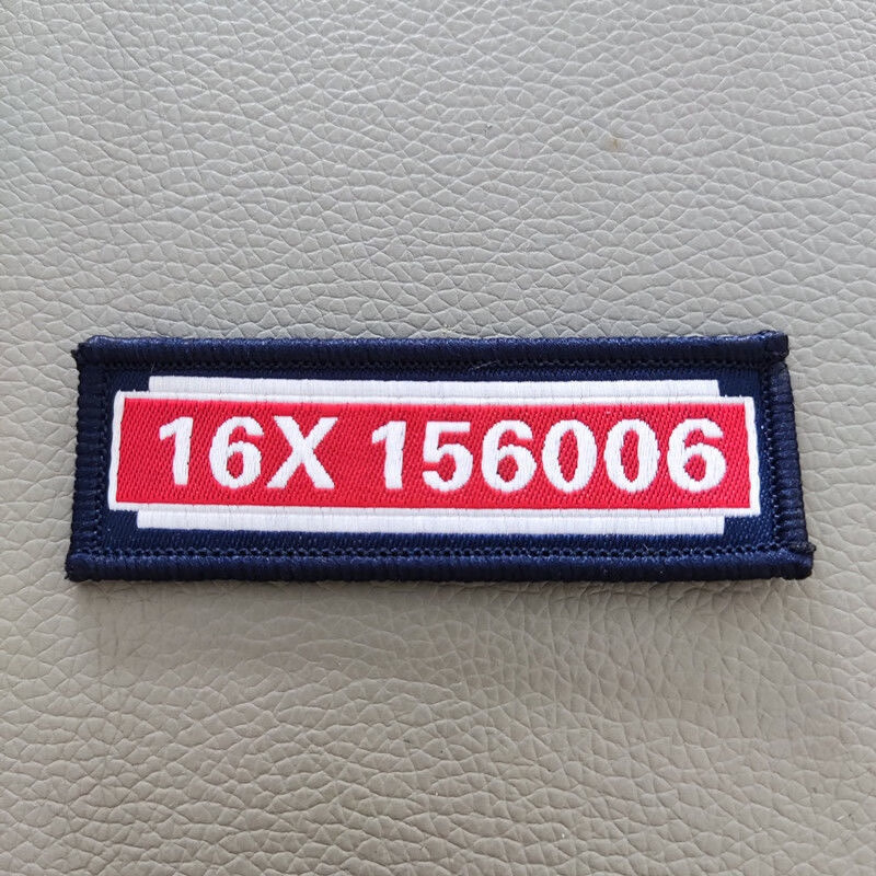 zanyang定制消防员号码布号数字牌金属牌保安姓名胸牌胸标魔术贴防火