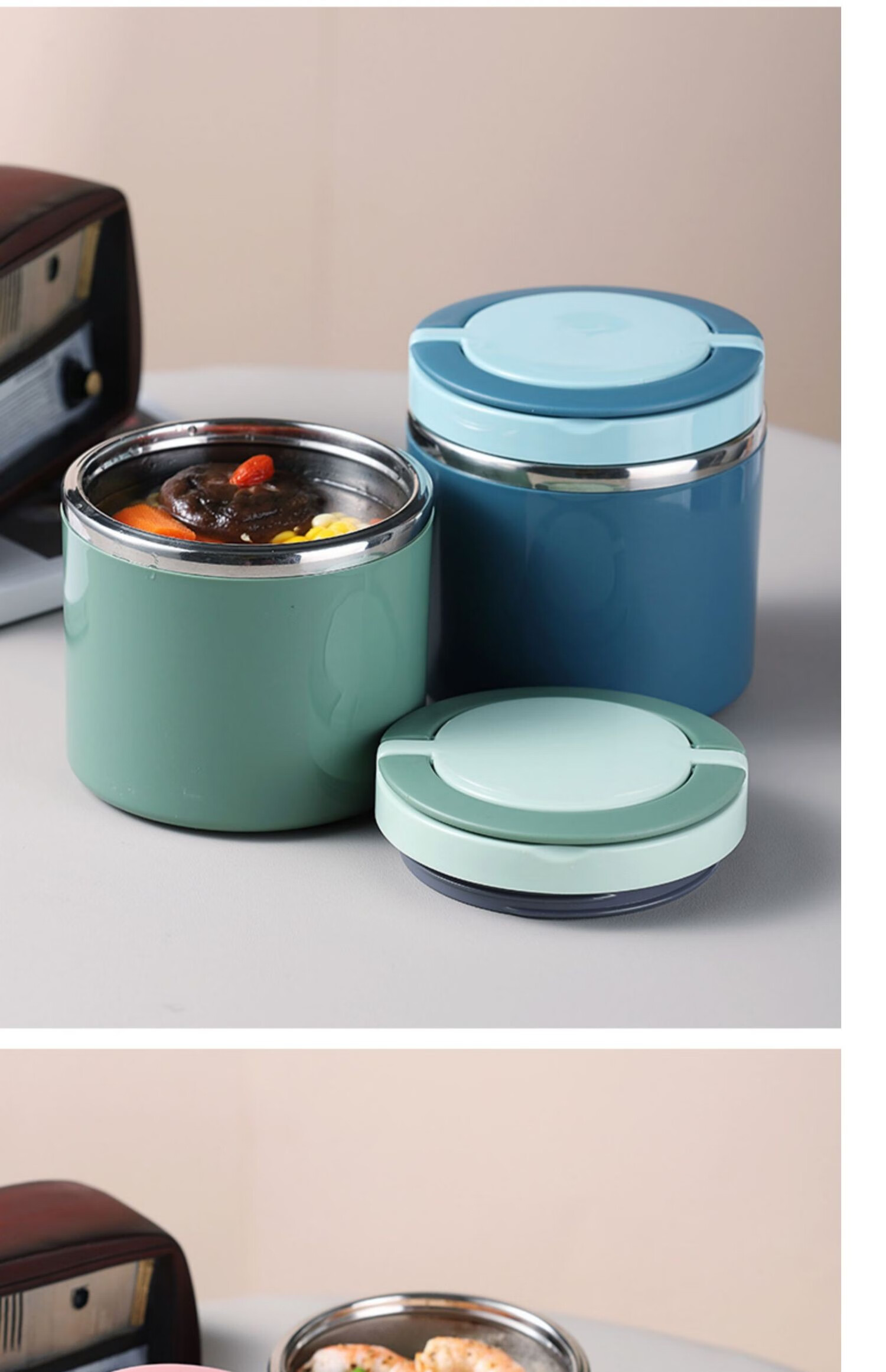 小米mi生态链同款保温桶小型饭盒一人用迷你保温碗单层小汤罐便携小巧