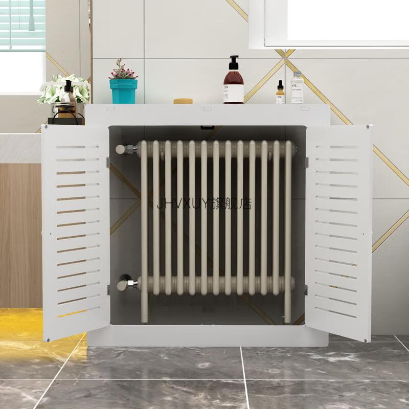 暖气片装饰挡板 暖气片遮挡地暖分水器遮挡罩卫生间水管水表遮挡燃气