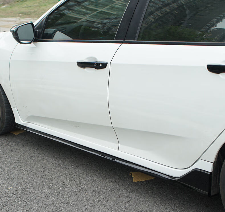 适用于十代思域改装侧裙侧包围车身防撞条思域燃动版高配原厂侧裙思域