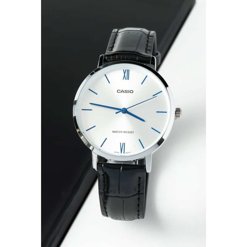 casio卡西欧 海外代购手表男黑暗之心时尚简约表盘商务款男士腕表 mtp