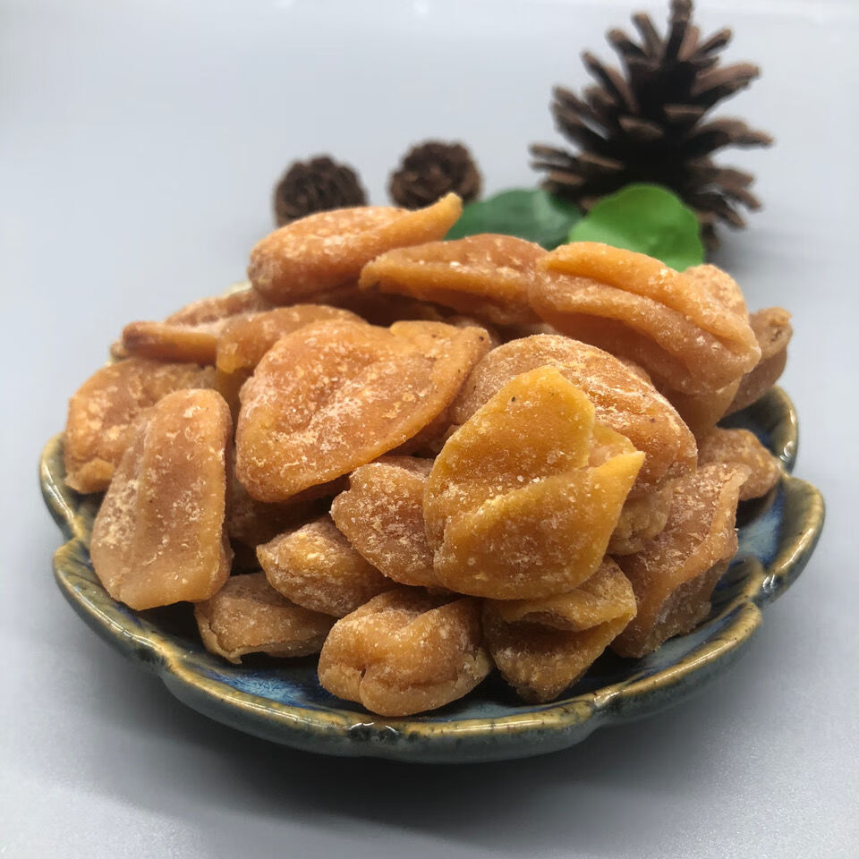 竹蜂盐黄皮干广东新兴郁南农家蜂蜜甘草无核蜜饯黄皮果干罐装甘草黄皮