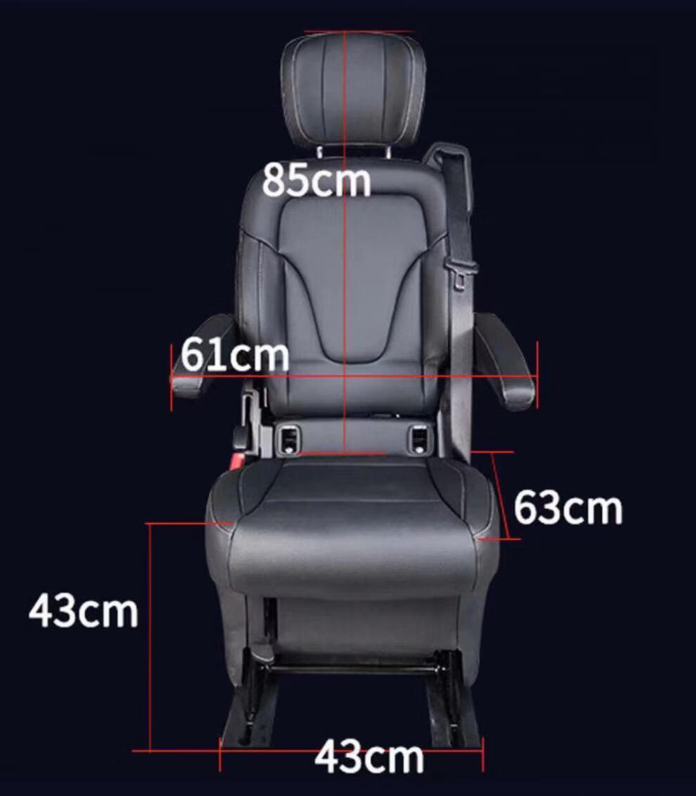 奔驰威霆原厂拆车座椅新全顺大通依维柯福田金杯江淮汽车双人座一张