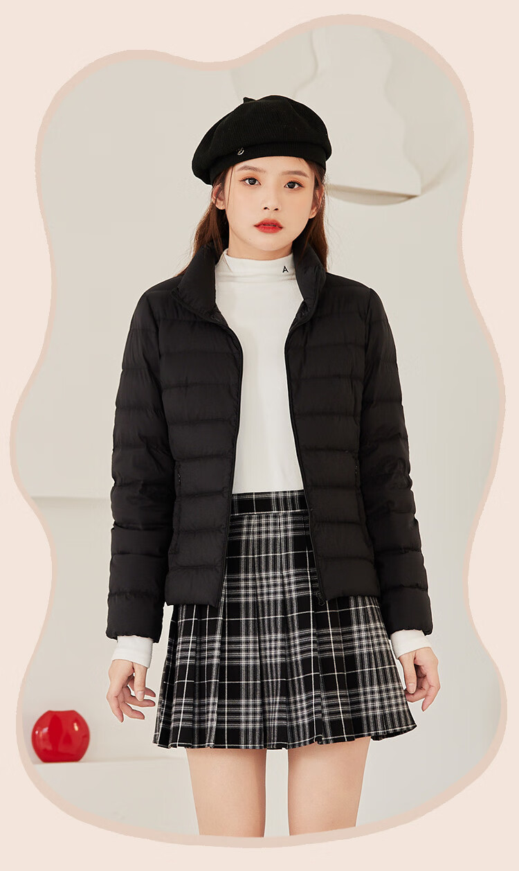 ief爱依服羽绒服女2021冬季新款韩版立领修身显瘦耐脏小个子外套2116