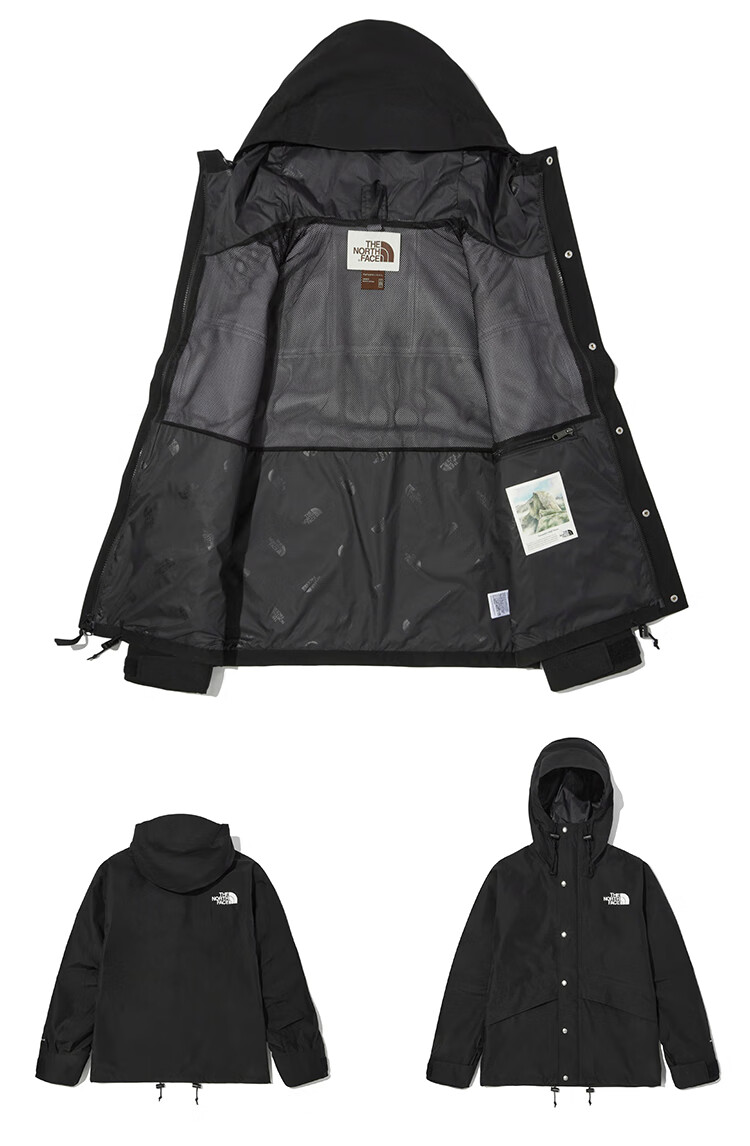 thenorthface北面1986冲锋衣男女 22新款韩国代 白色nj2hn10b 90/s