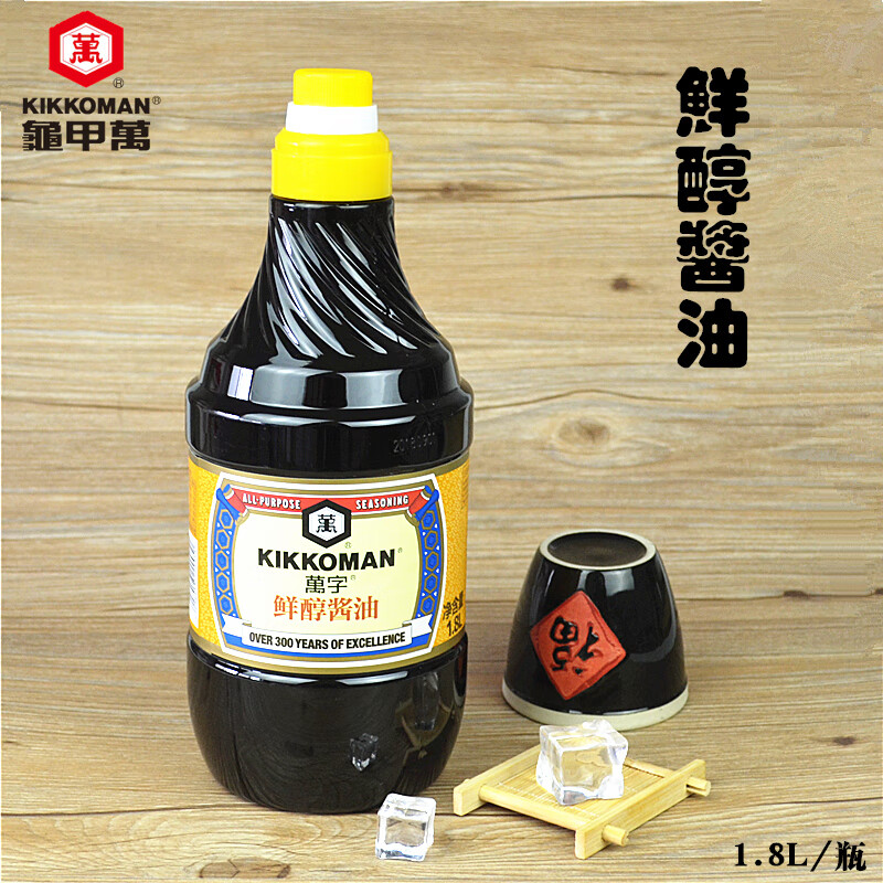 万字 日式龟甲万 浓口鲜醇酱油1.