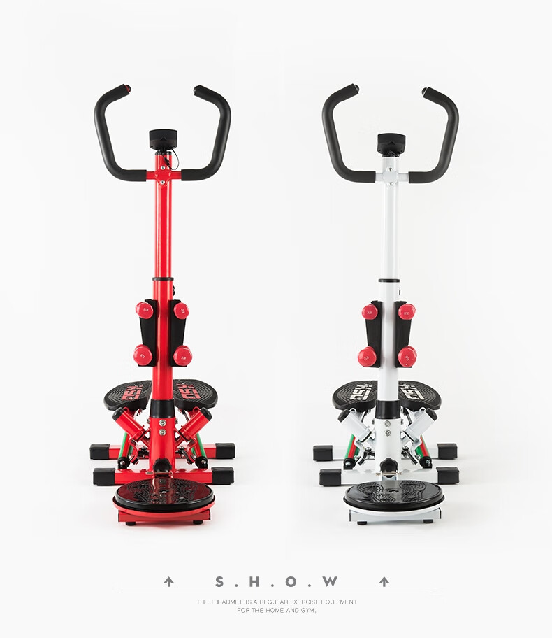 新款美国汉臣办公室健身小器材神宿舍扭腰踏步机坐着液压在家运动跑步