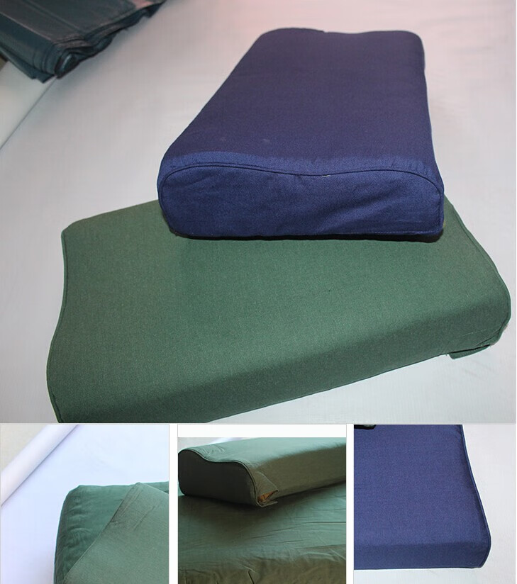 依潋眸军绿04款枕头套06武枕头军绿枕头颈椎枕头 04陆军绿枕头套(47*