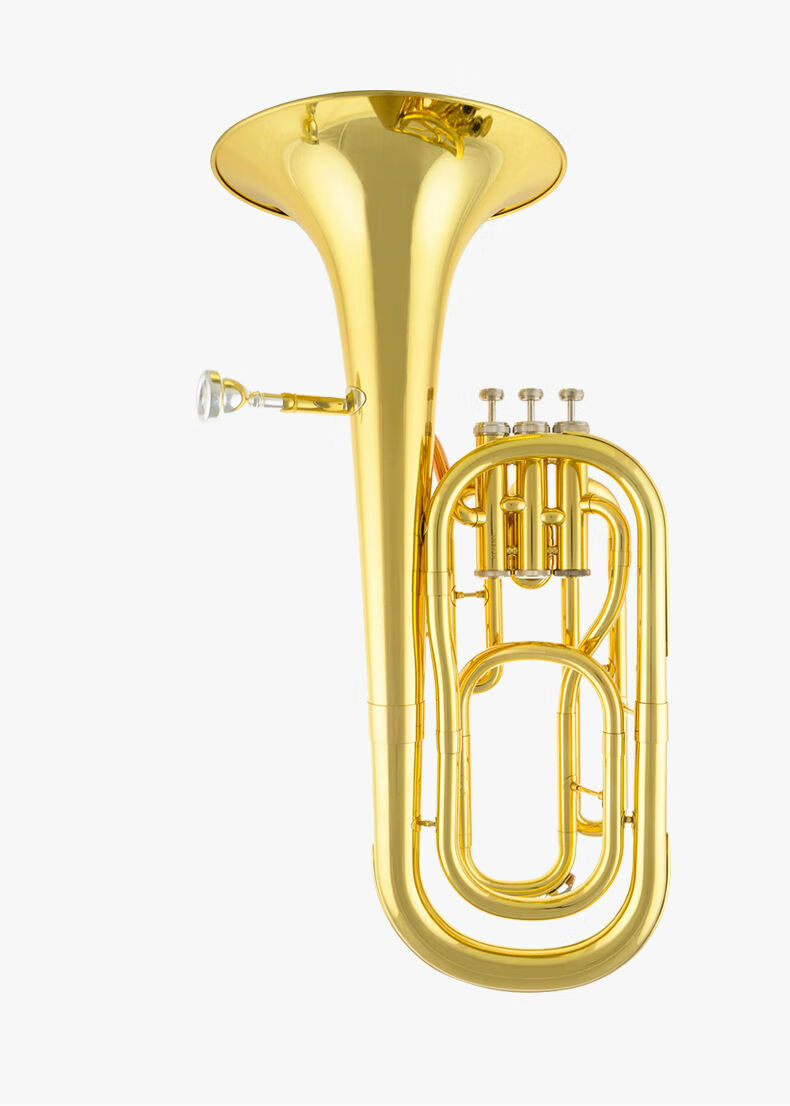 铃木suzukimusique次中音号乐器降b调三立键小抱号铜管乐器舞台演奏