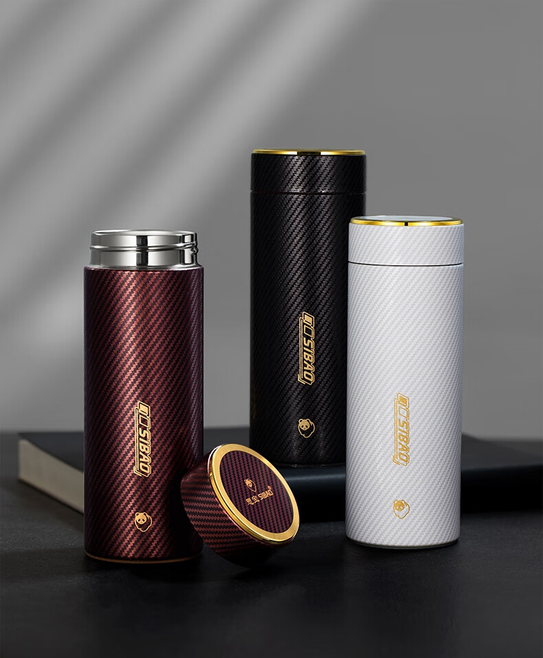 思宝保温杯男女士泡茶水杯304不锈钢真空杯子商务车载茶杯 晨光s7s8