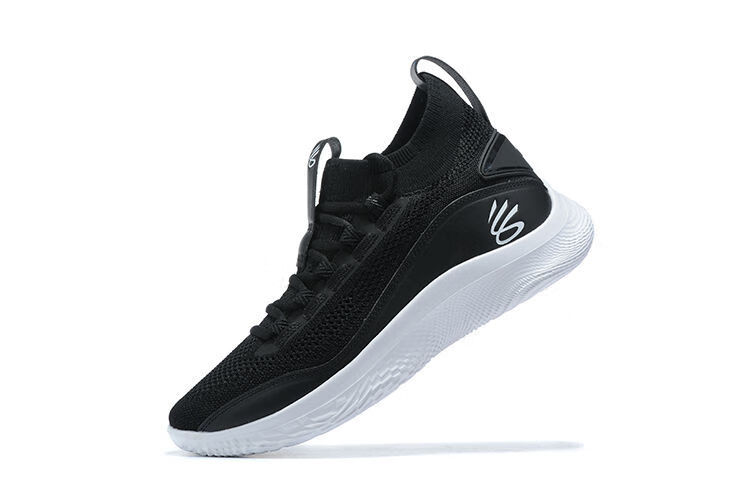 官方舰店8代篮球鞋黑白curry 8白金配色黑彩男女气垫缓震实战战靴 8