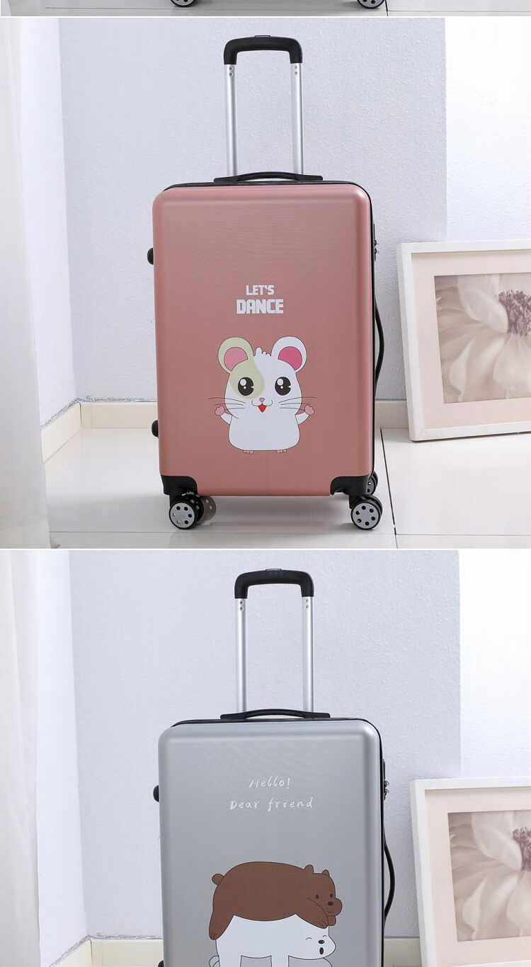 可爱行李箱女学生韩版小清新拉杆箱男网红大容量密码旅行箱子坐飞机坐
