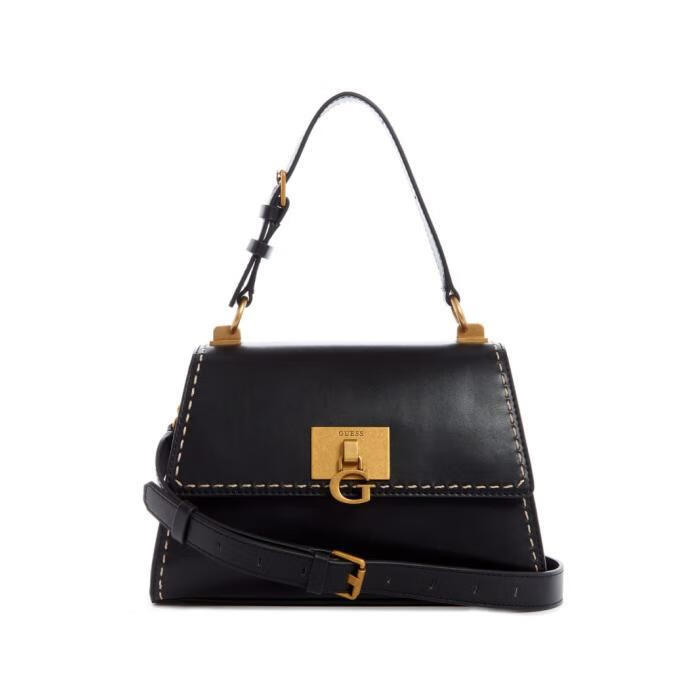 盖尔斯guess女包斜挎包stephi手提人造革翻盖纯色时尚休闲vb787520