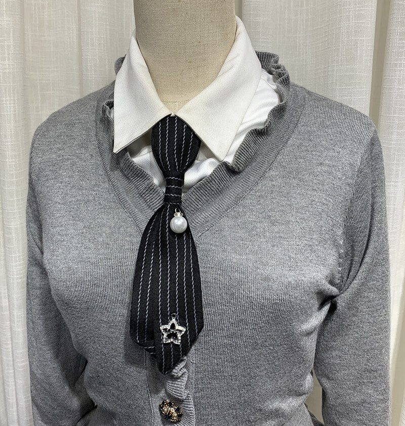 新品儿童领带韩版装饰假领带英伦学院风学生领结儿童免打领带银行空姐